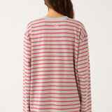 Harley Long Sleeve - Grey Marle Stripe