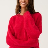 Ayla Sweater - Scarlet