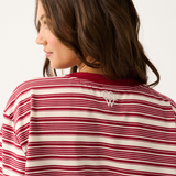Harley Long Sleeve - Mulberry Stripe