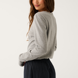Aspyn Long Sleeve - Grey Marle