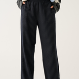 Jett Pant-Charcoal Pinstripe