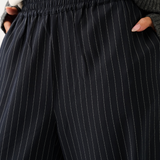 Jett Pant-Charcoal Pinstripe