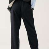 Jett Pant-Charcoal Pinstripe