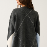Sophie Knit - Charcoal Argyle
