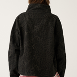 Peta Jacket - Black Washed Leopard