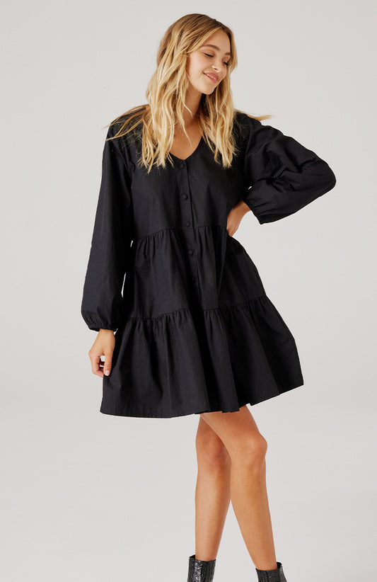 Indianna Mini Dress - Black