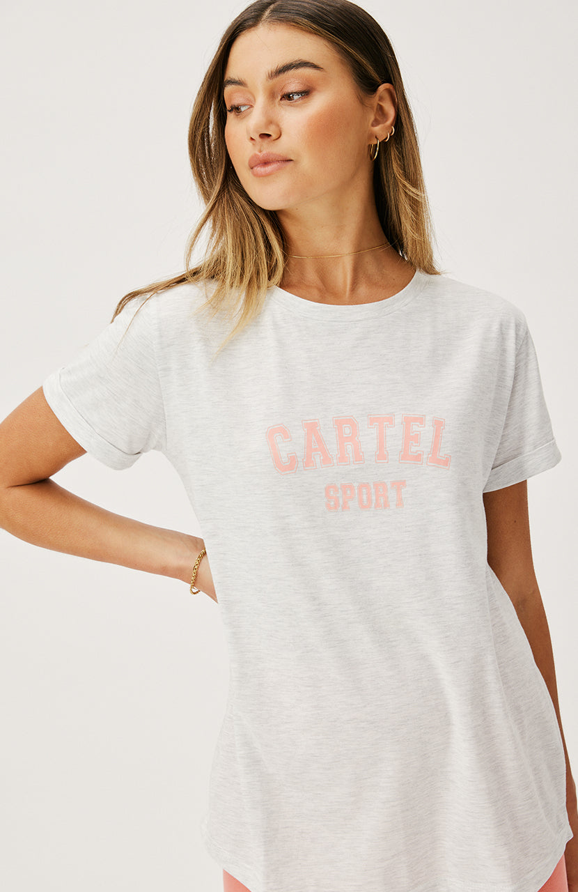 Marlo Tee - Grey Marle