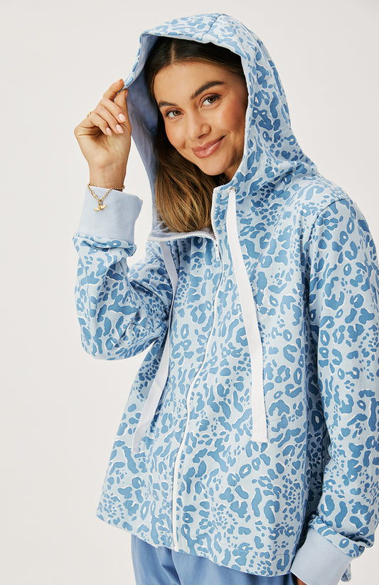 Dion Jacket - Steel Leopard